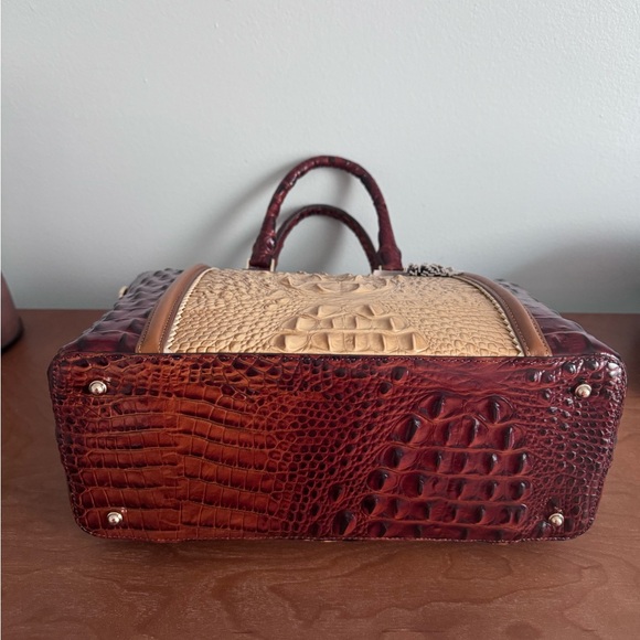 Brahmin Large Duxbury Satchel in Chino Medina New never used - Picture 5 of 9